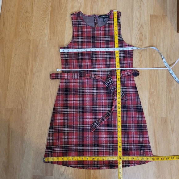 Derek Heart Red Plaid Medium Mini Jumper - Picture 5 of 7